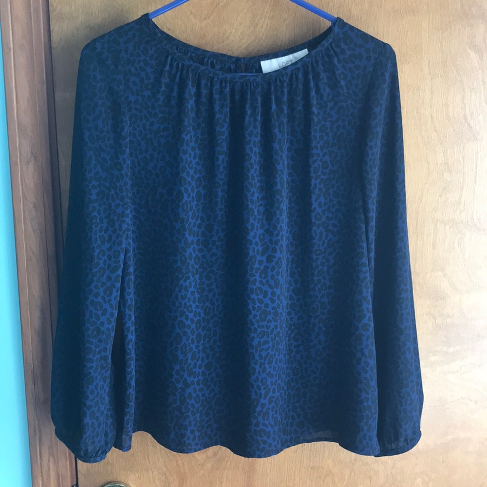 LOFT Printed Blouse